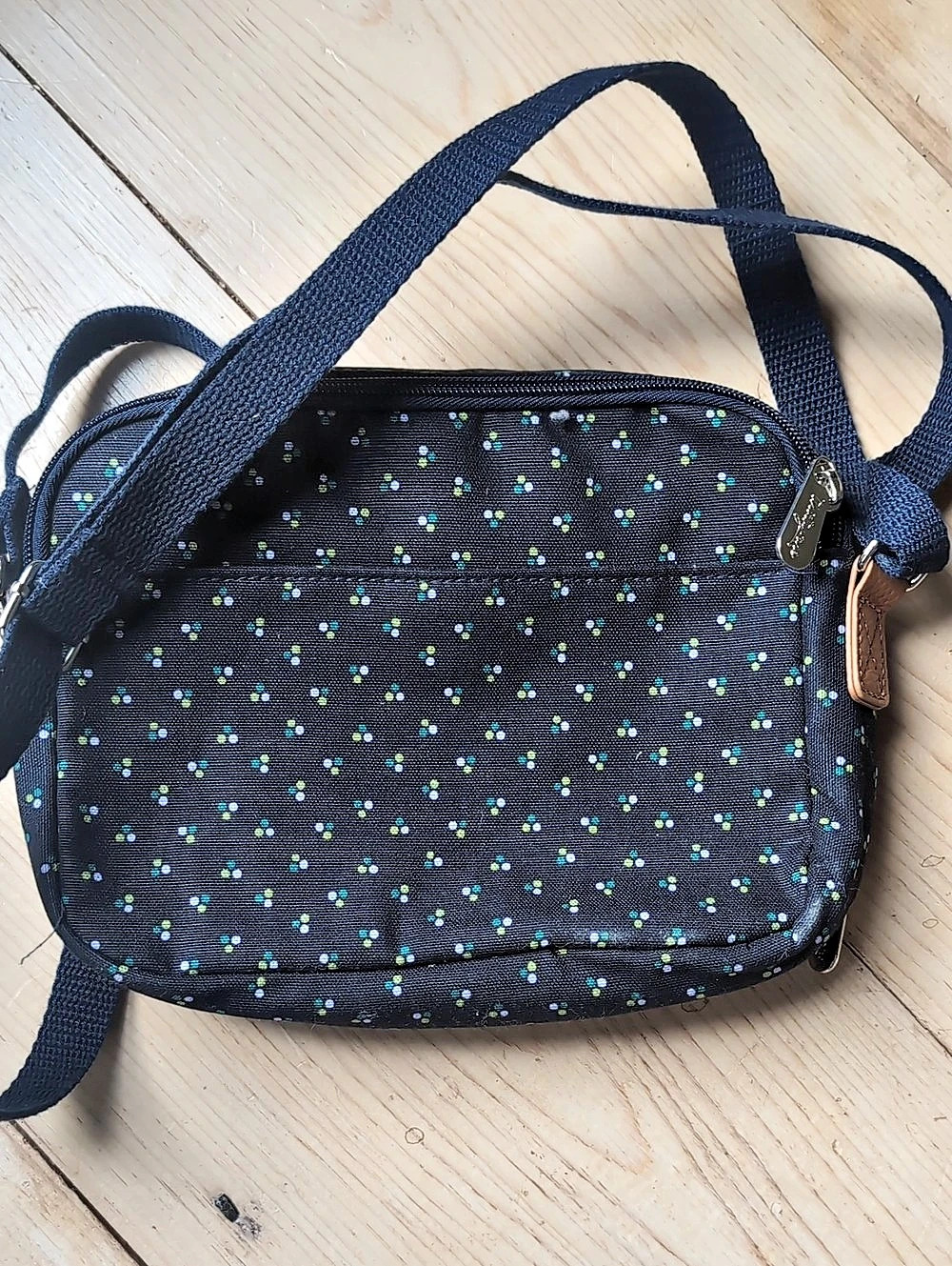 Thirty-One All Zipped Up Crossbody Bag Navy